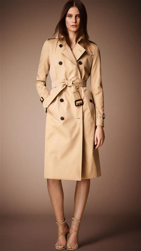 burberry the kensington long heritage trench coat|Burberry detachable hood trench coat.